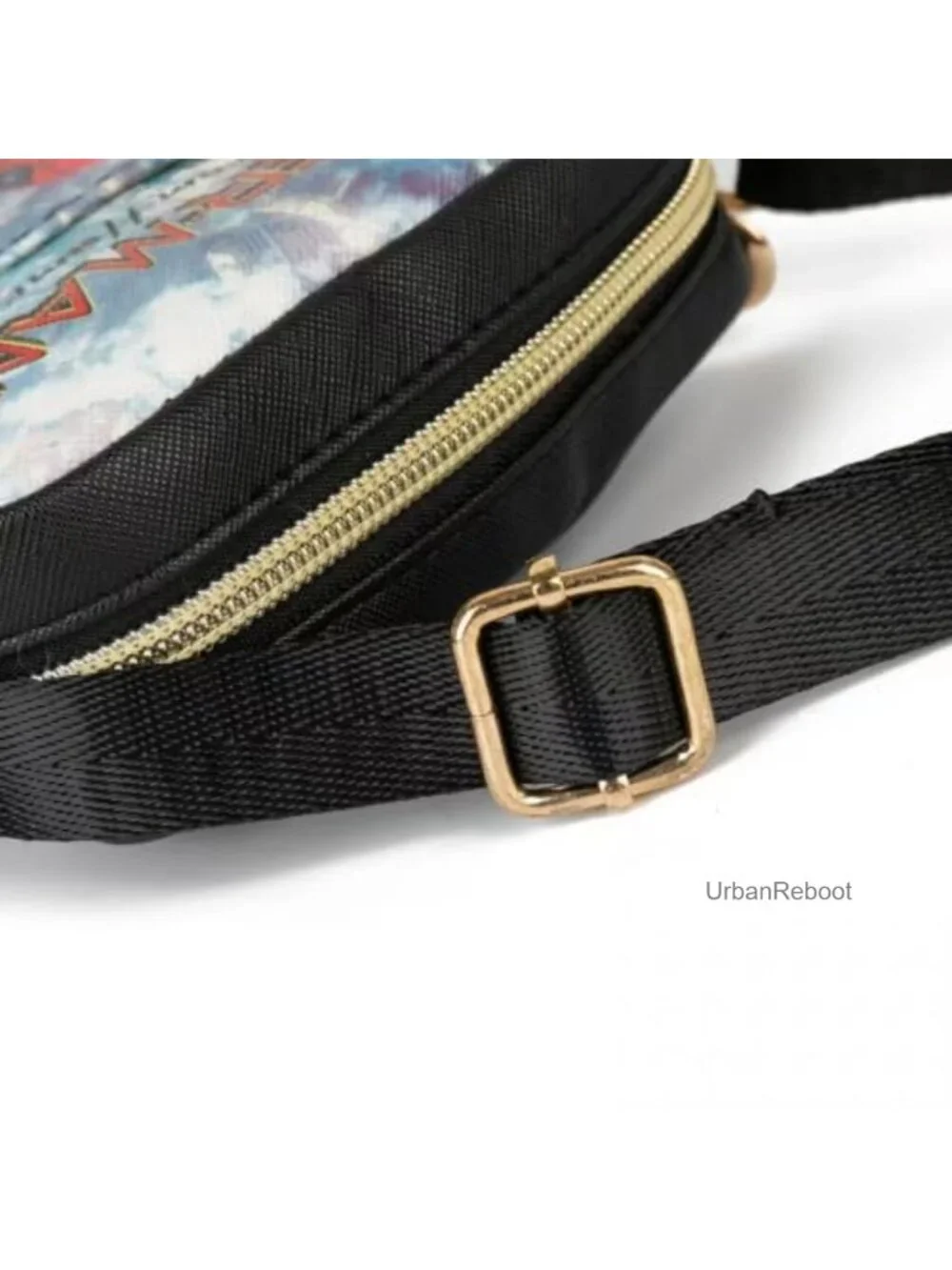 Cute Cartoon PU Crossbody Bag Mini Shoulder Bag Zipper Everyday Purse
